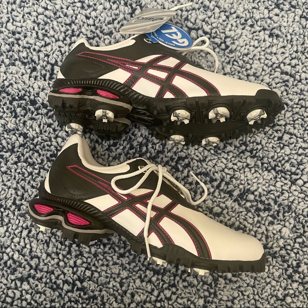 Asics Golf Shoes Gel Tour Lyte Pink black white 9